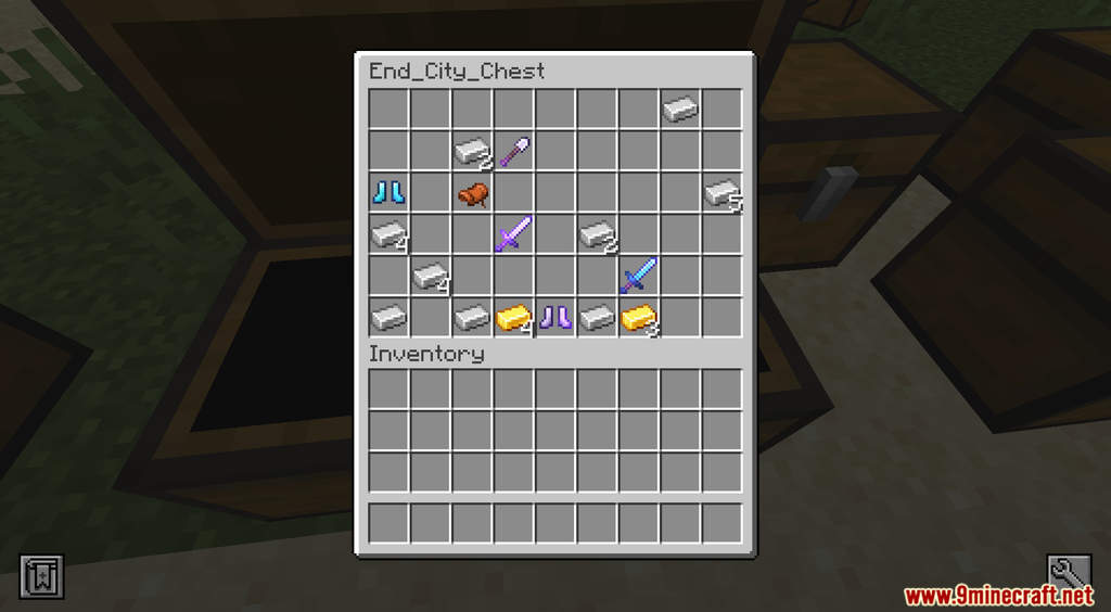 Minecraft But Taking Damage Gives End City Loot Chests Data Pack (1.18.2, 1.17.1) 11