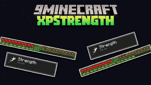 Minecraft But Your XP Equal Strength Data Pack (1.18.2, 1.17.1) – Infinite Strength Thumbnail