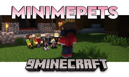 MiniMePets Mod (1.21.1, 1.20.1) – Turn Wolfs and Cats into Small Players Thumbnail