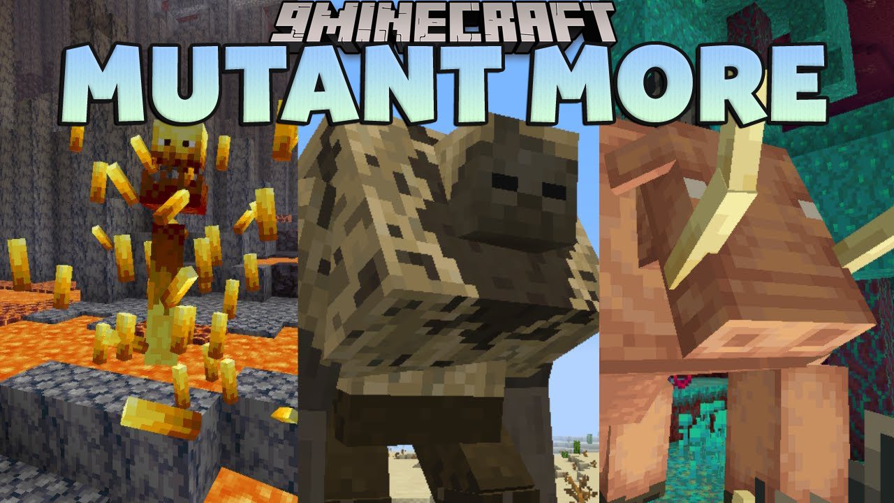 Mutant More Mod (1.19.2, 1.16.5) - Tons of New Mutant Mobs 1