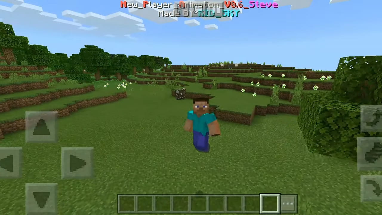 New Player Animation (1.20, 1.19) - MCPE/Bedrock 4