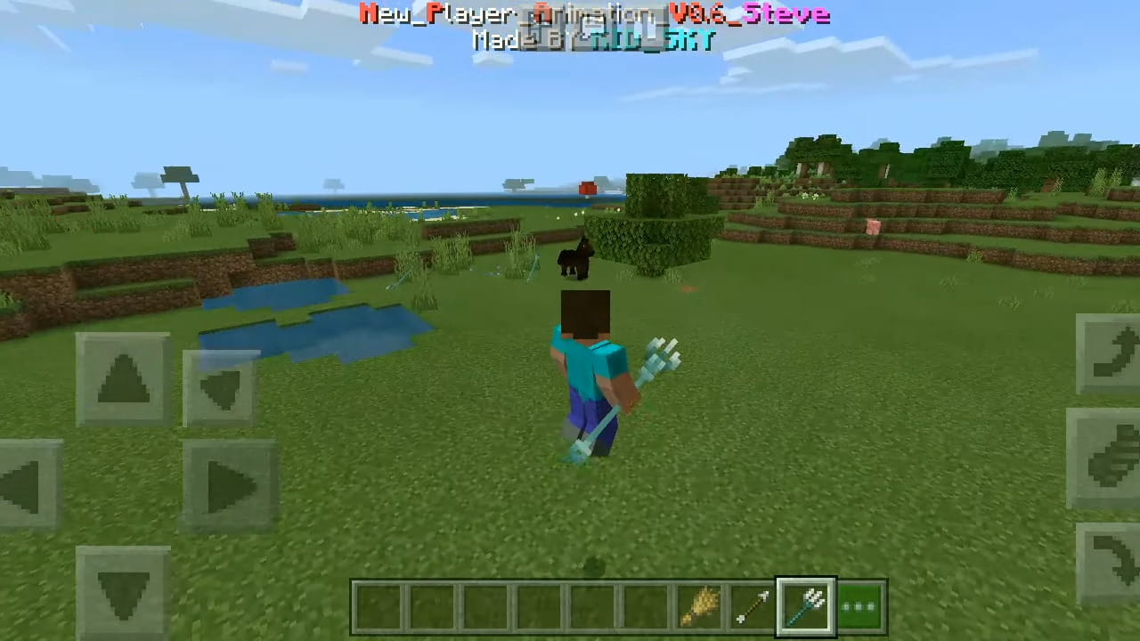 New Player Animation (1.20, 1.19) - MCPE/Bedrock 10