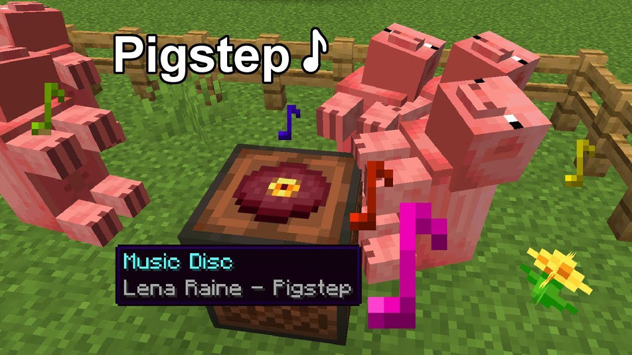 Pigstep Mod (1.15.2, 1.12.2) - Bringing Pigstep to Old Versions of Minecraft 1