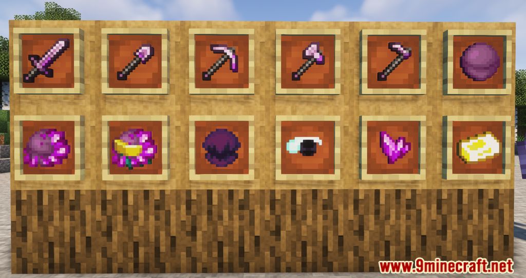 Purpeille Mod (1.19.2, 1.18.2) - Endgame Materials for Better Armors 2