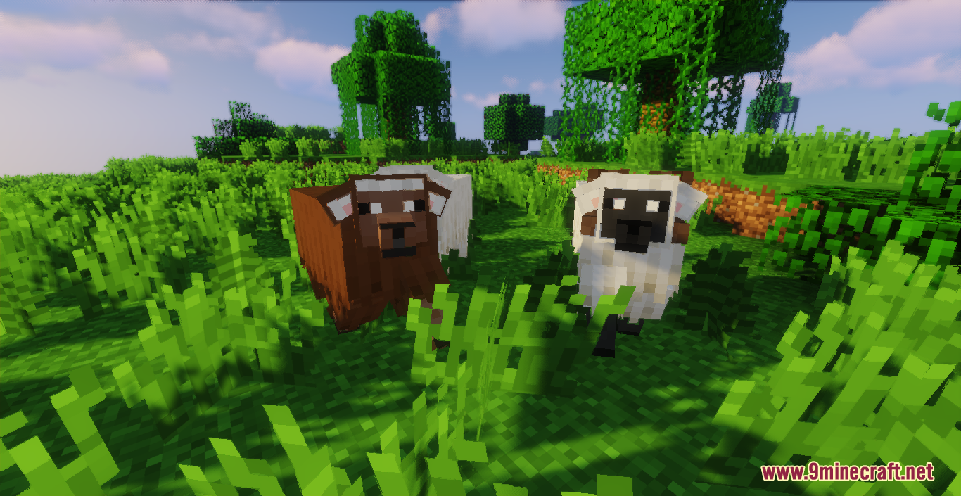 Remodeled Sheep Resource Pack (1.20.6, 1.20.1) - Texture Pack 4