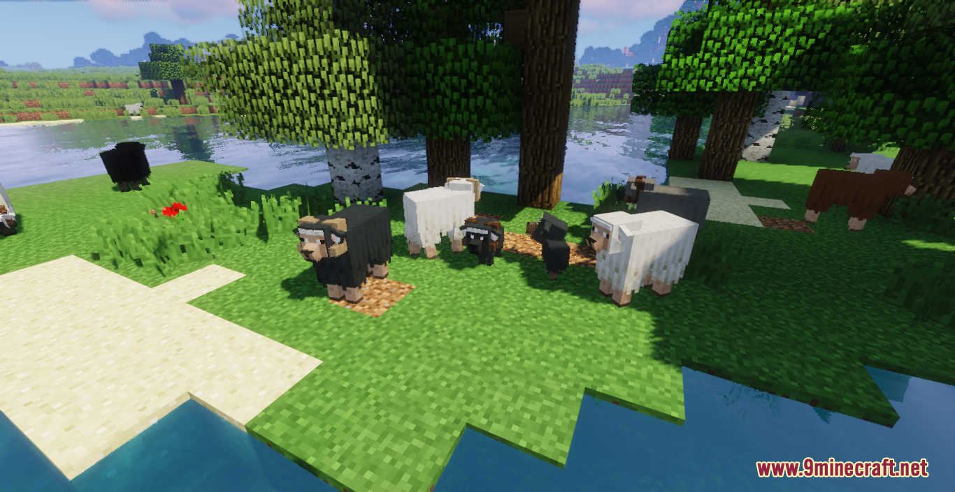 Remodeled Sheep Resource Pack (1.20.6, 1.20.1) - Texture Pack 9