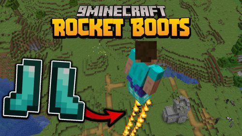 Rocket Boots Data Pack (1.19.3, 1.18.2) – Launch You into the Sky Thumbnail