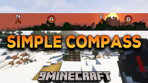 Simple Compass Mod (1.20.6, 1.20.1) – RPG-like Compass Thumbnail