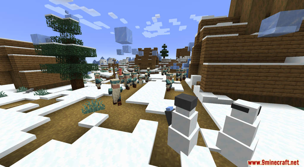 Snowcalipse Data Pack (1.18.2, 1.17.1) - Evil Snow Golems 5