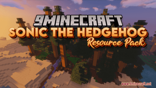 Sonic The Hedgehog Resource Pack (1.20.6, 1.20.1) – Texture Pack Thumbnail