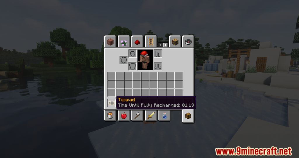 Tempad Mod (1.20.4, 1.19.2) - A Device that controls Timeline from Loki 5