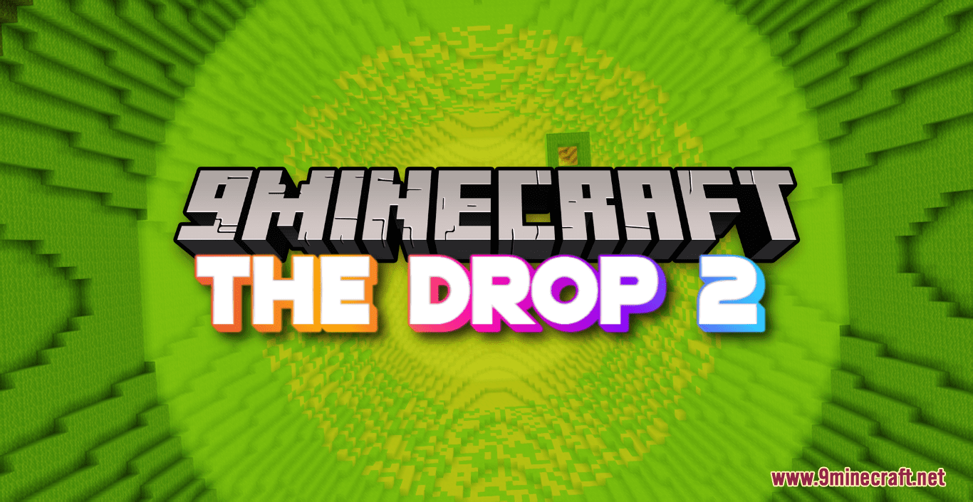 The Drop 2 Map (1.20.1, 1.19.4) - 10 Difficult Levels of Droppers 1