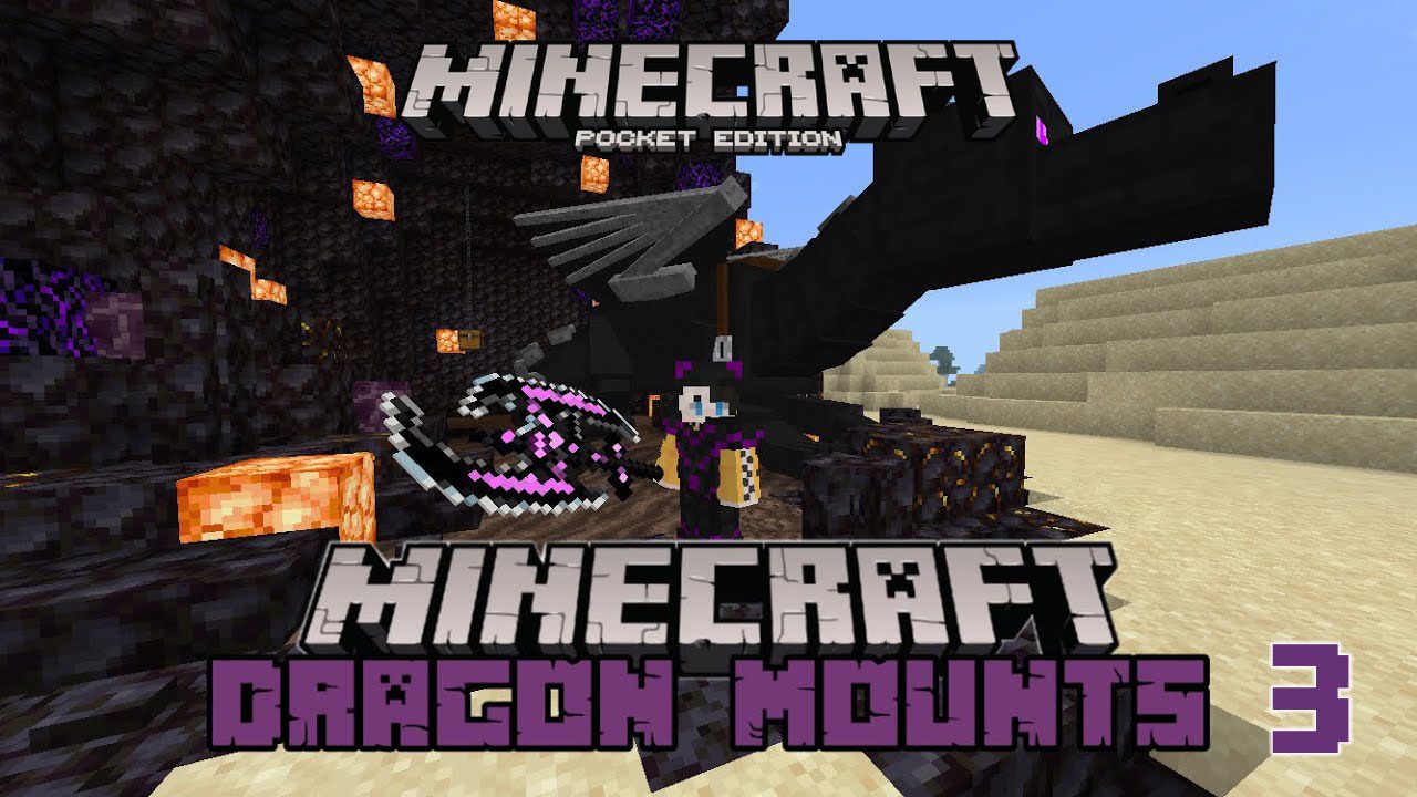 Dragon Mounts 3 Addon (1.19, 1.18) - MCPE/Bedrock Mod 1