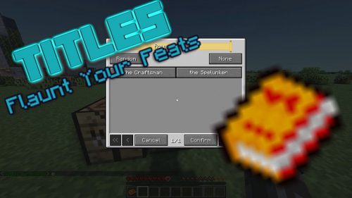 Titles Mod (1.16.5, 1.12.2) – Display Titles Next to Your Name Thumbnail