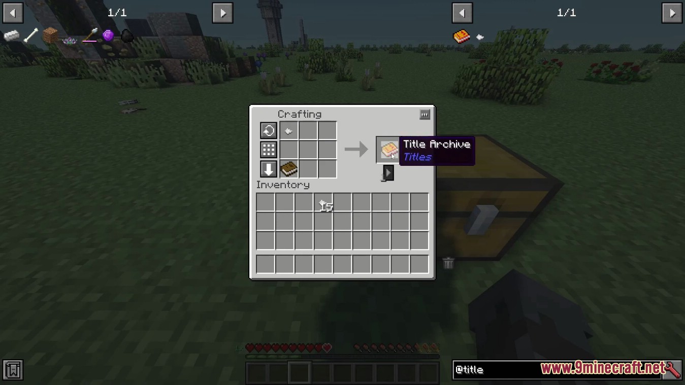 Titles Mod (1.16.5, 1.12.2) - Display Titles Next to Your Name 7