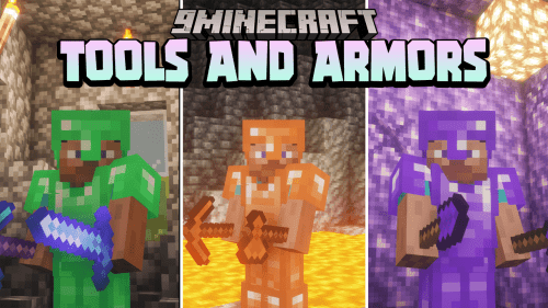 Tools And Armors Data Pack (1.18.2, 1.17.1) – Amethyst, Copper, Emerald Thumbnail