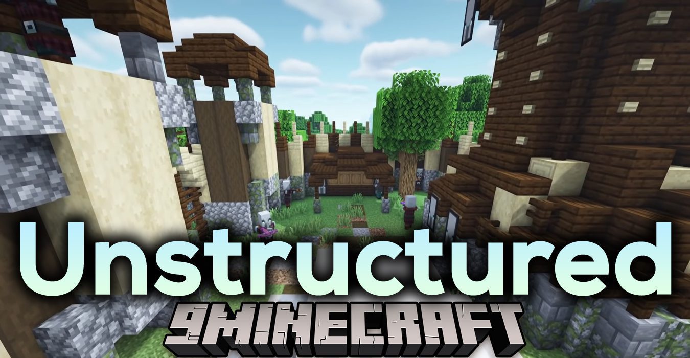 Unstructured Mod (1.19.4, 1.18.2) - New Types of Structures & Dungeons 1