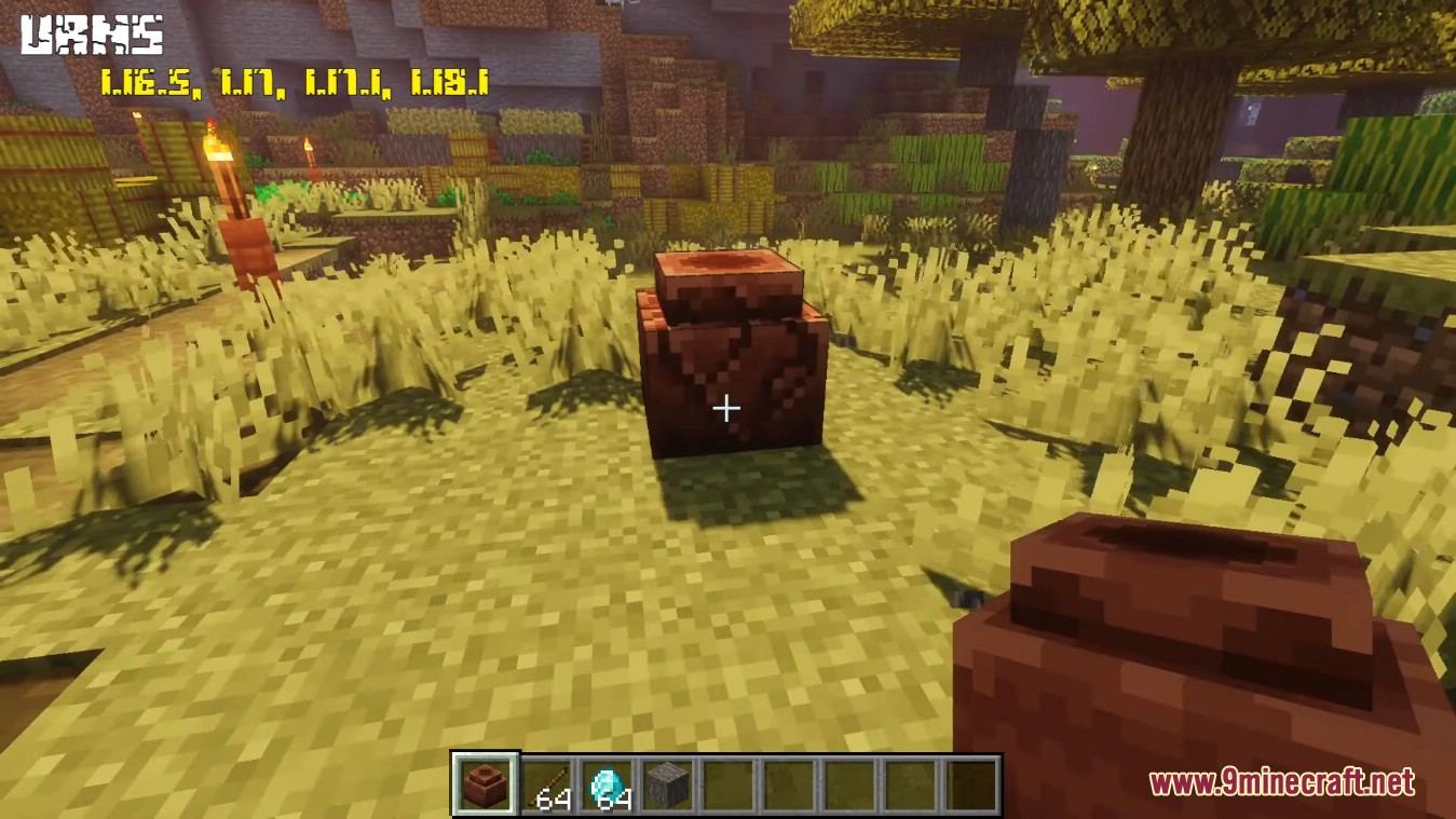 Urns Mod (1.18.1, 1.16.5) - A Fragile Container that is Affected by Gravity 8