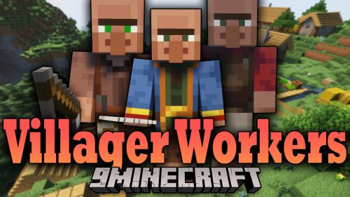 Villager Workers Mod (1.20.1, 1.19.2) – More Villagers’ Professions Thumbnail