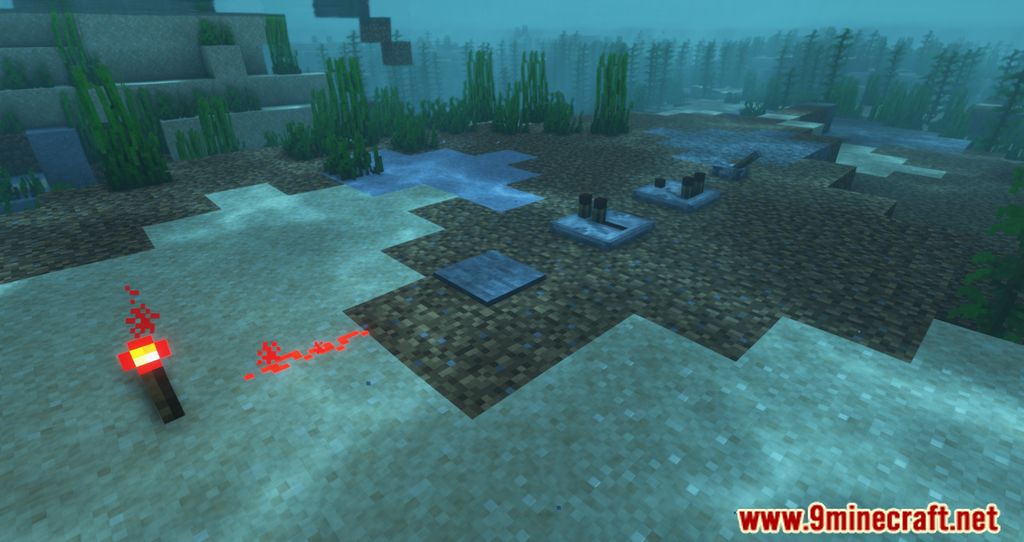 Waterlogged Redstone Mod (1.20.4, 1.19.2) - Vanilla Redstone Can Now Be PlacedUnderwater 2