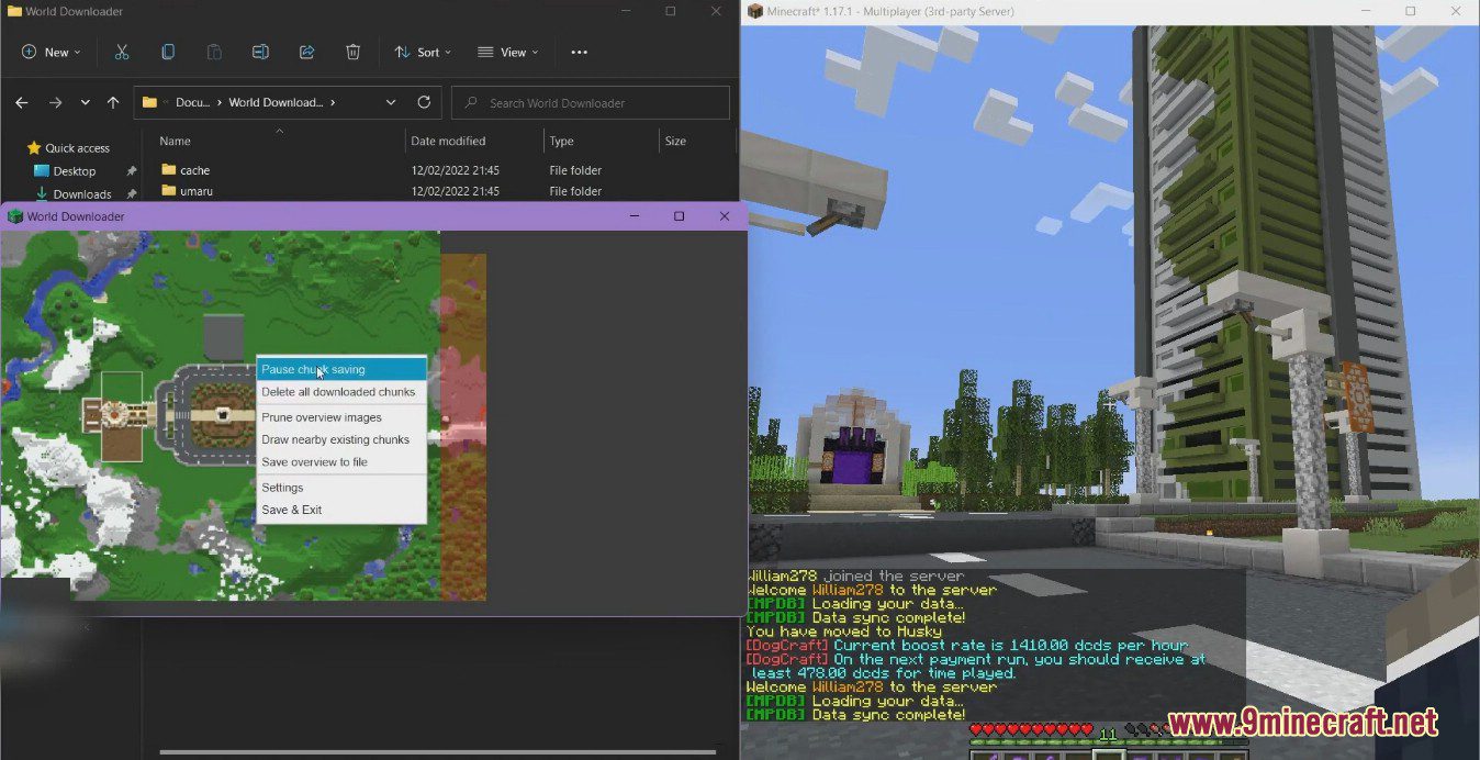 World Downloader Mod (1.20.1, 1.19.4) - Download Minecraft Worlds, Maps 9