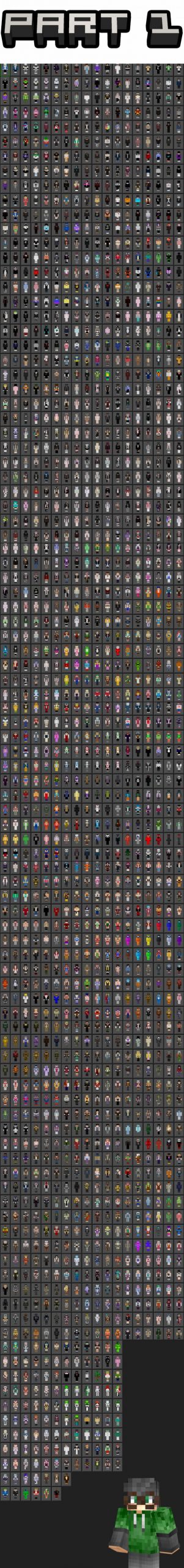 Casual Skin Pack (1.19, 1.18) - Anime, Games, Horror, Rappers Skin 2