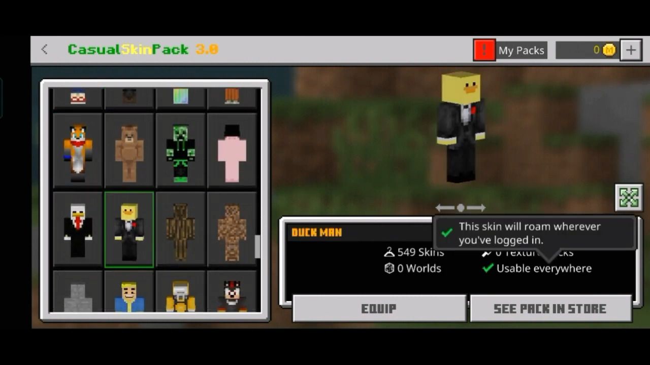 Casual Skin Pack (1.19, 1.18) - Anime, Games, Horror, Rappers Skin 11