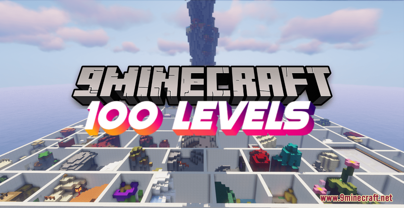 100 Levels Map (1.21.1, 1.20.1) - Incredible Parkour Challenges 1