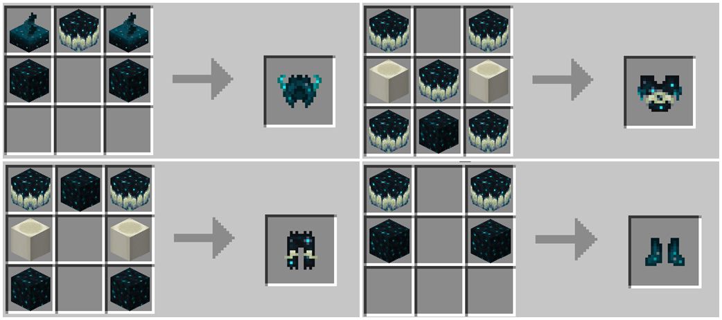 True Warden Armor Addon (1.20, 1.19) - MCPE/Bedrock Mod 11