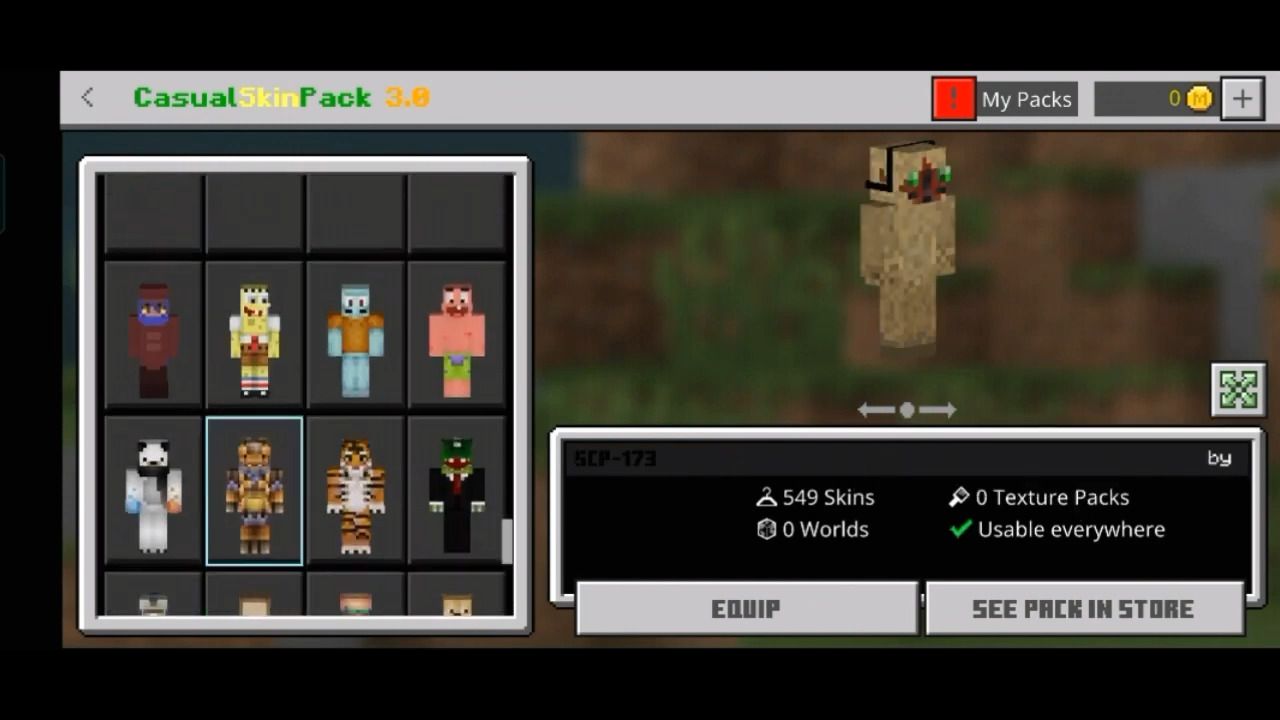 Casual Skin Pack (1.19, 1.18) - Anime, Games, Horror, Rappers Skin 13