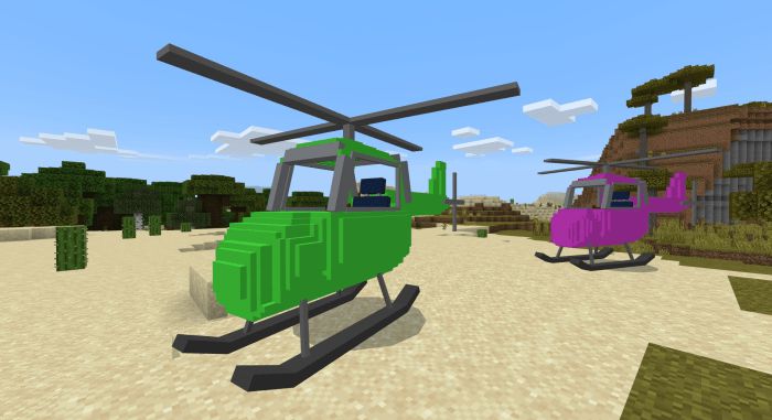 Transport Addon (1.19, 1.18) - Bulldozers, Balloons, Bicycles, Air Ship 14