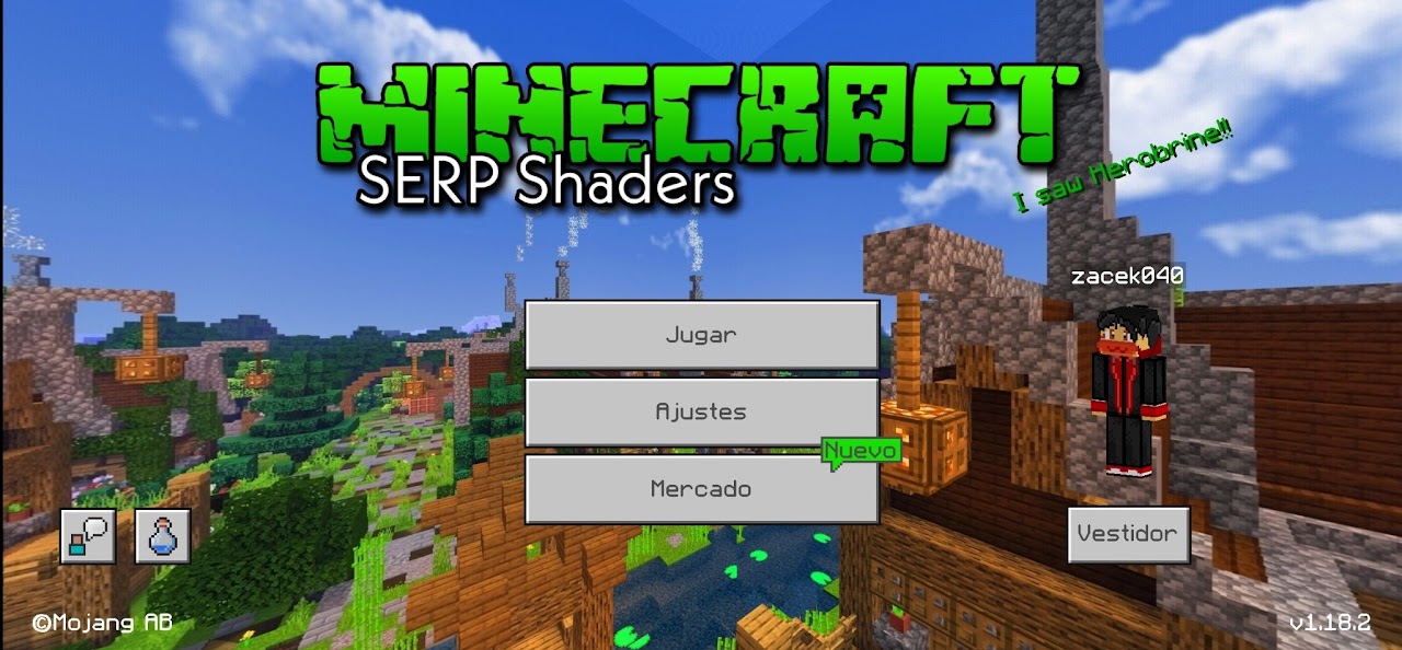 SERP Shaders (1.19, 1.18) - No Lag, For 1GB Ram Android 2