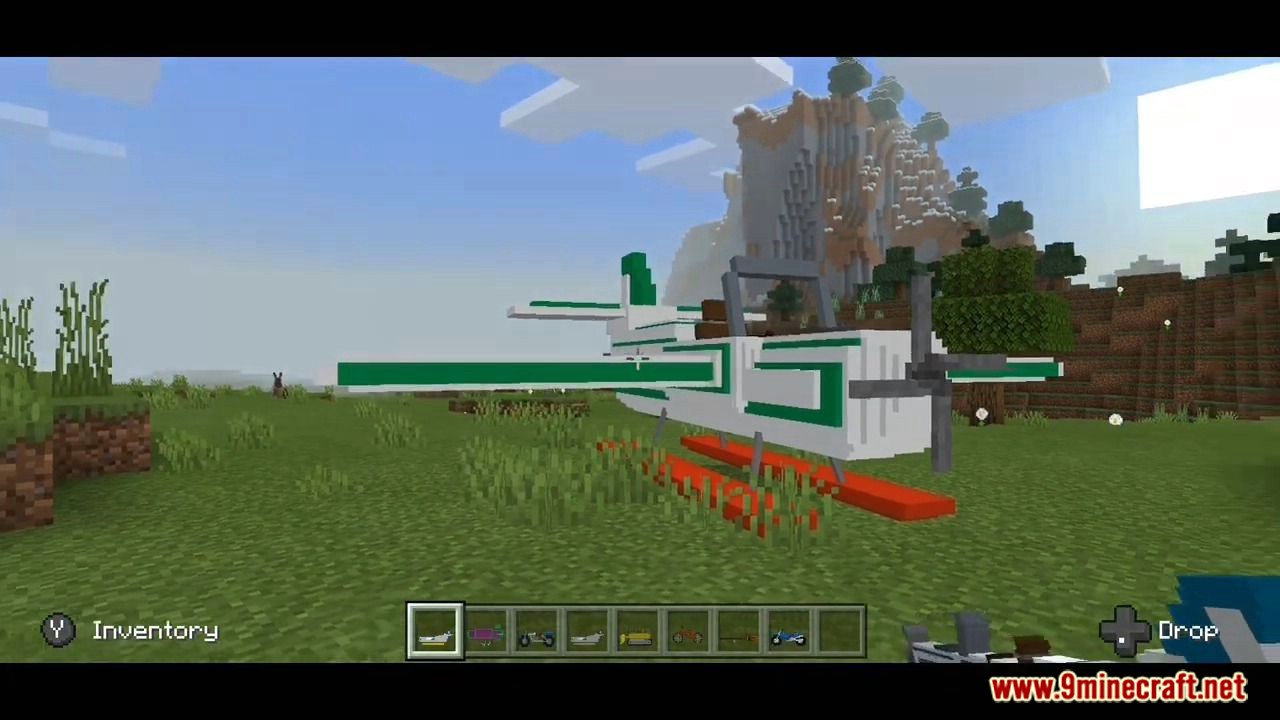 Transport Addon (1.19, 1.18) - Bulldozers, Balloons, Bicycles, Air Ship 18