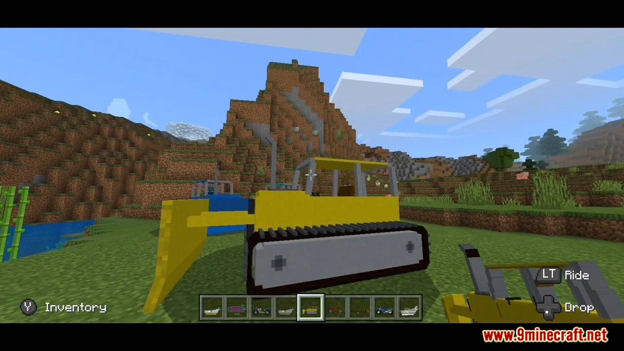 Transport Addon (1.19, 1.18) - Bulldozers, Balloons, Bicycles, Air Ship 22