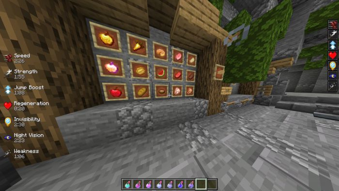 Status Effects Display Pack (1.19, 1.18) - MCPE/Bedrock 5