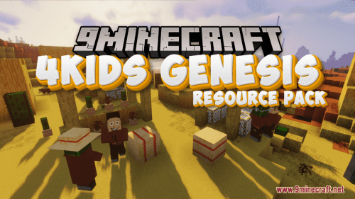 4Kids Genesis Resource Pack (1.20.6, 1.20.1) – Texture Pack Thumbnail