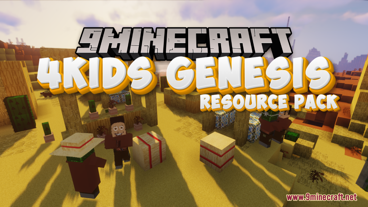 4Kids Genesis Resource Pack (1.19.3, 1.18.2) - Texture Pack 1