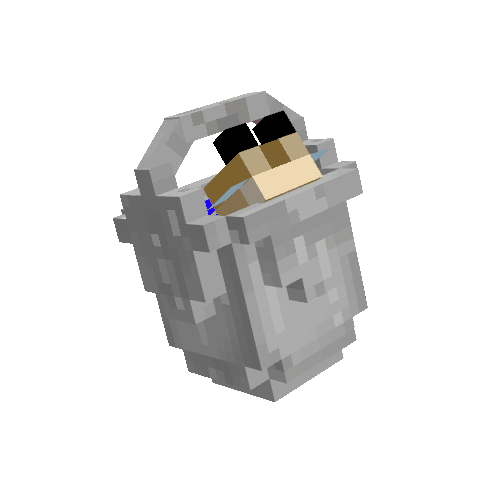 3D Buckets Pack (1.19, 1.18) - Animated Buckets 7