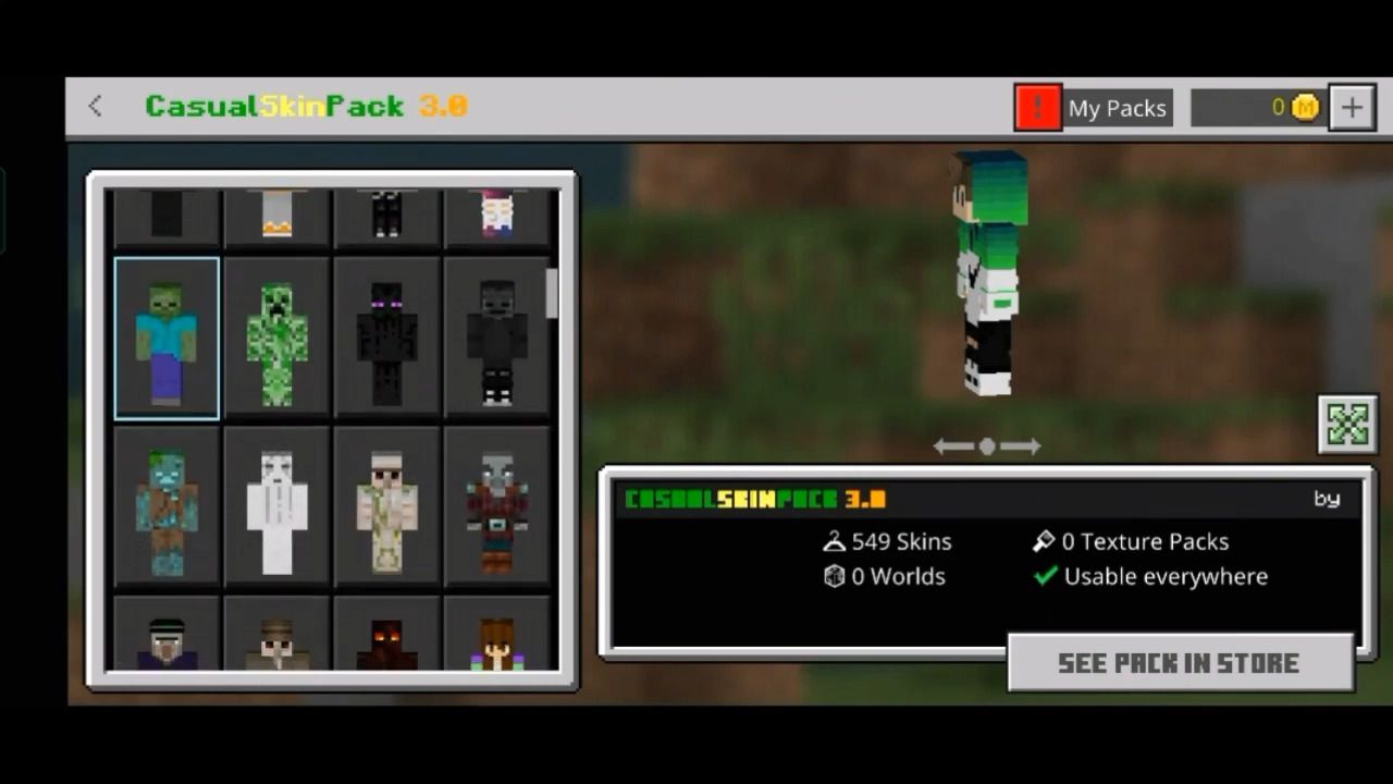 Casual Skin Pack (1.19, 1.18) - Anime, Games, Horror, Rappers Skin 7