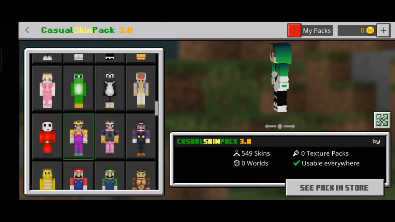 Casual Skin Pack (1.19, 1.18) - Anime, Games, Horror, Rappers Skin 8