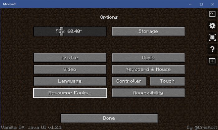 Vanilla Deluxe: Legacy UI Packs (1.20, 1.19) - Java UI, Mixed UI, PvP UI 5