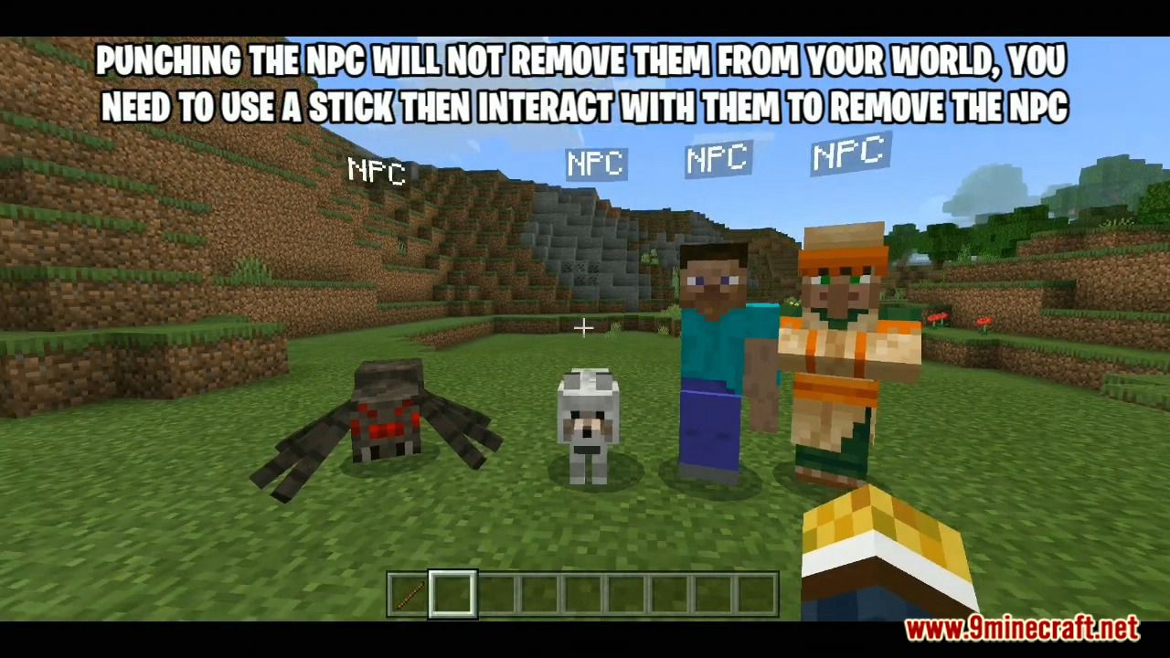 NPC Expansion Addon (1.20, 1.19) - MCPE/Bedrock Custom NPC Mod 10