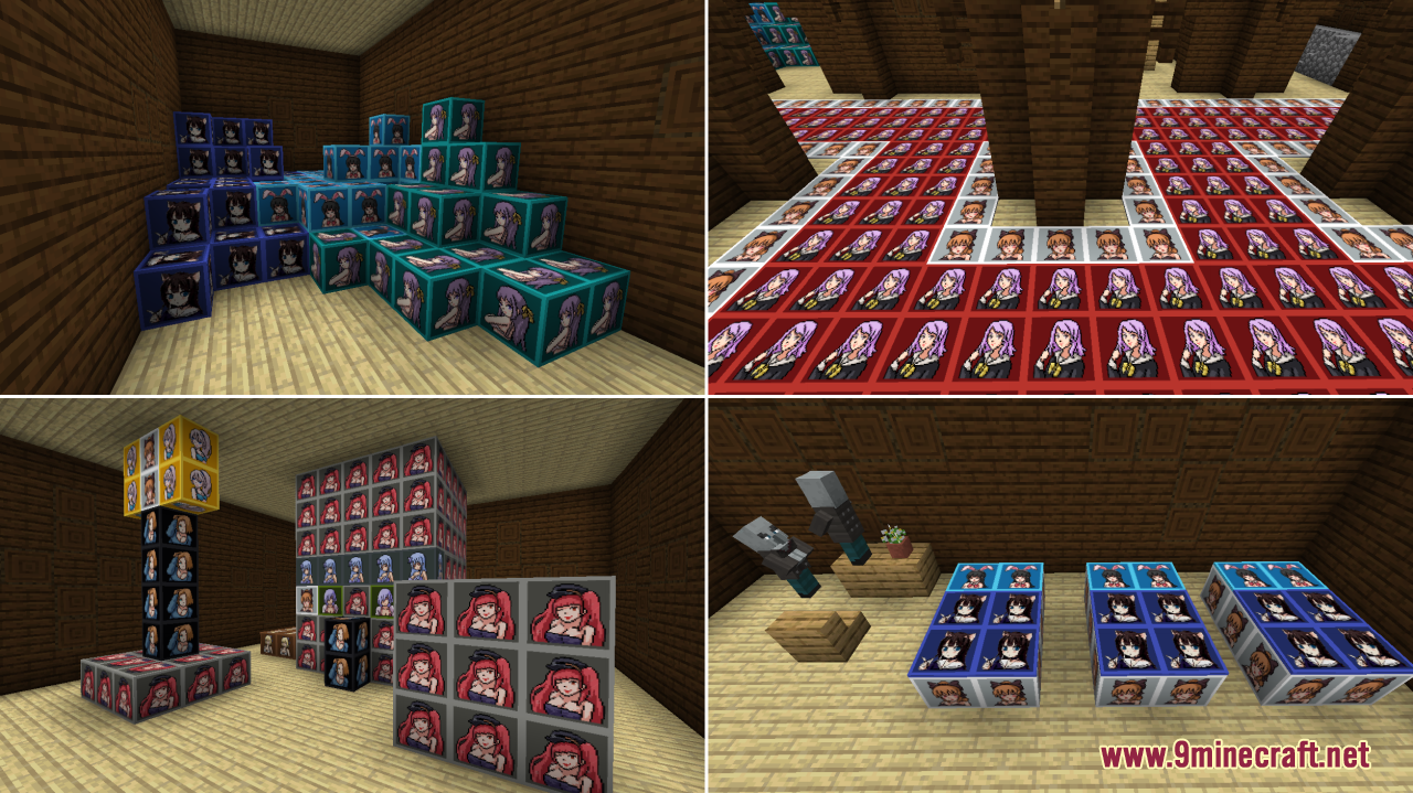 Anime Wool Texture Resource Pack (1.20.6, 1.20.1) - Texture Pack 12