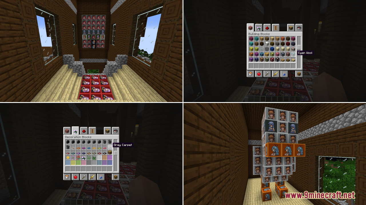 Anime Wool Texture Resource Pack (1.20.6, 1.20.1) - Texture Pack 13