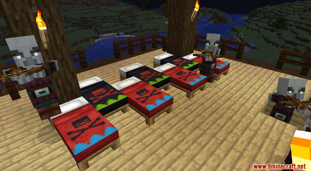 Banners On Beds Data Pack (1.20.6, 1.20.1) - Decorate Your Beds with Banners 8