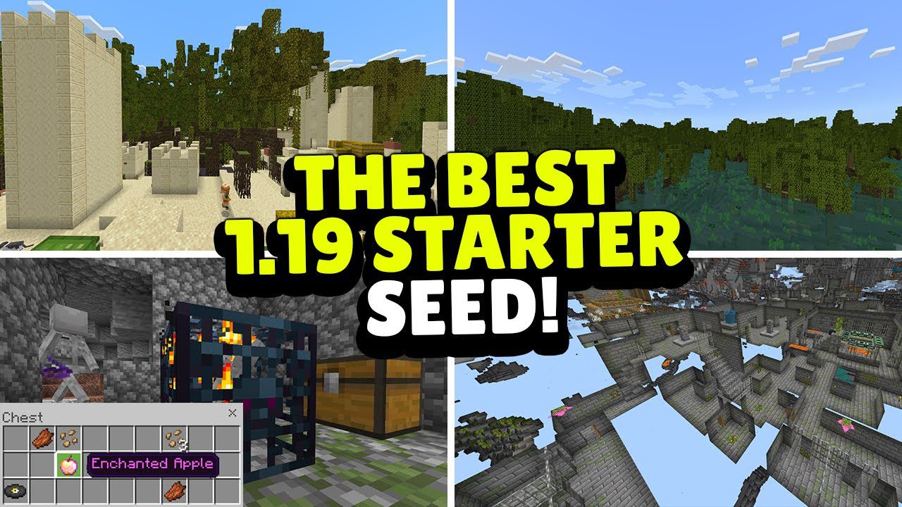 Best Starter Seeds Minecraft 1.19.4, 1.19.2 - Java, Bedrock Edition 1