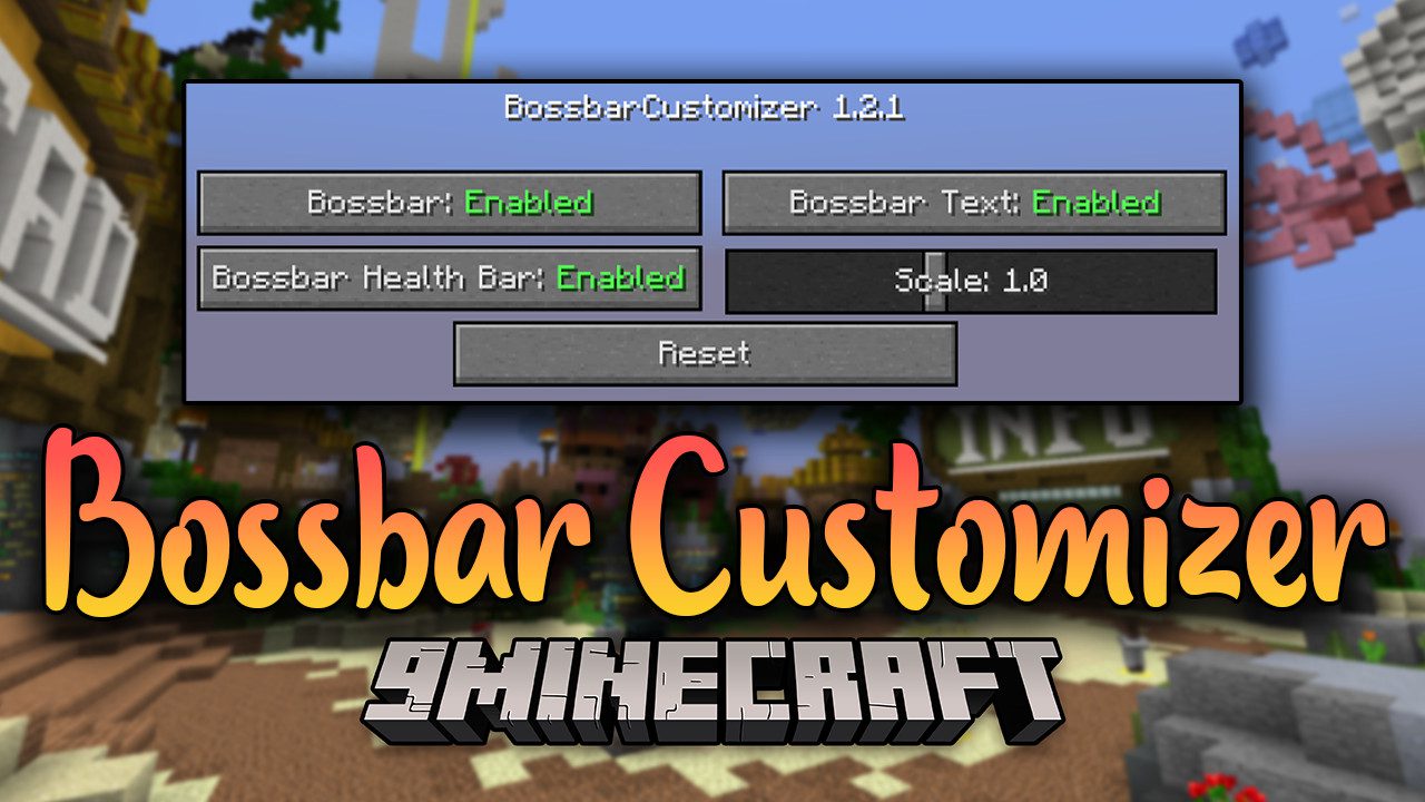 Boss Bar Customizer Mod (1.8.9) - Freely Change the Bosses' Health Bars 1