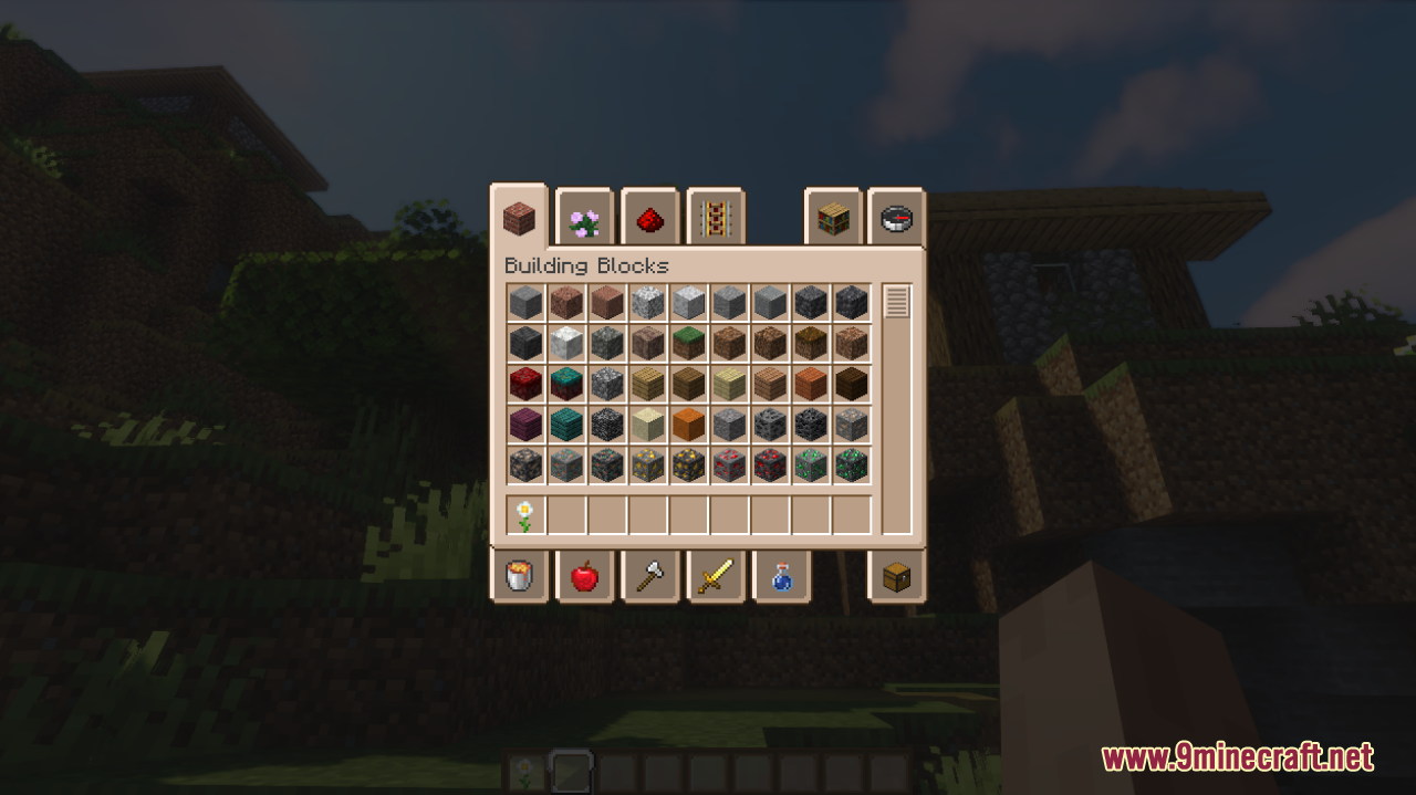 Bread GUI and Hotbar Resource Pack (1.20.6, 1.20.1) - Texture Pack 4