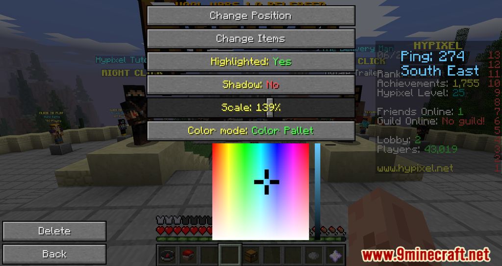 ChromaHUD Mod (1.8.9) - Essential Information Being Displayed 11