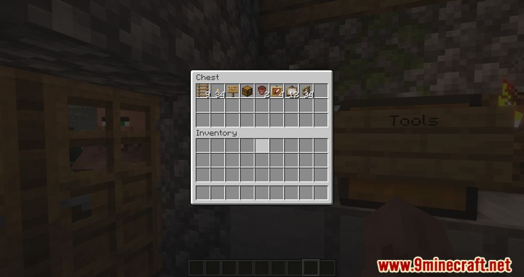 ClickThrough Mod (1.20.1, 1.19.4) - Easy To Use Chests Through Signs 7